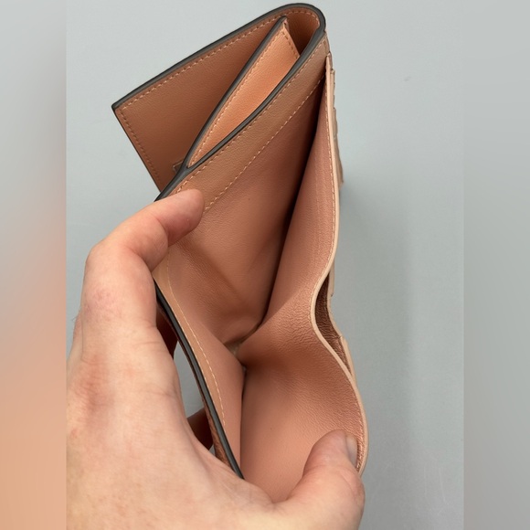 Fendi Peekaboo Leather Pink Bifold Wallet - Picture 11 of 16